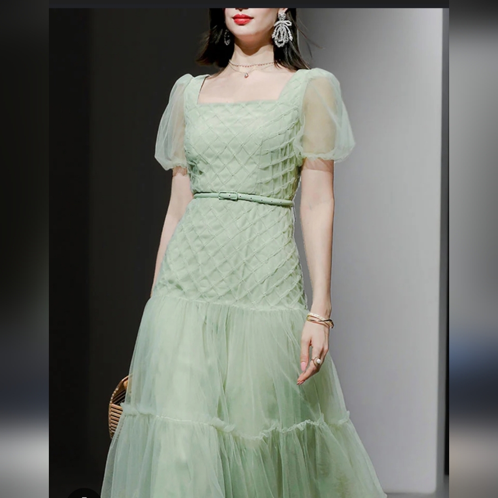 Elegant Mint Green Dress